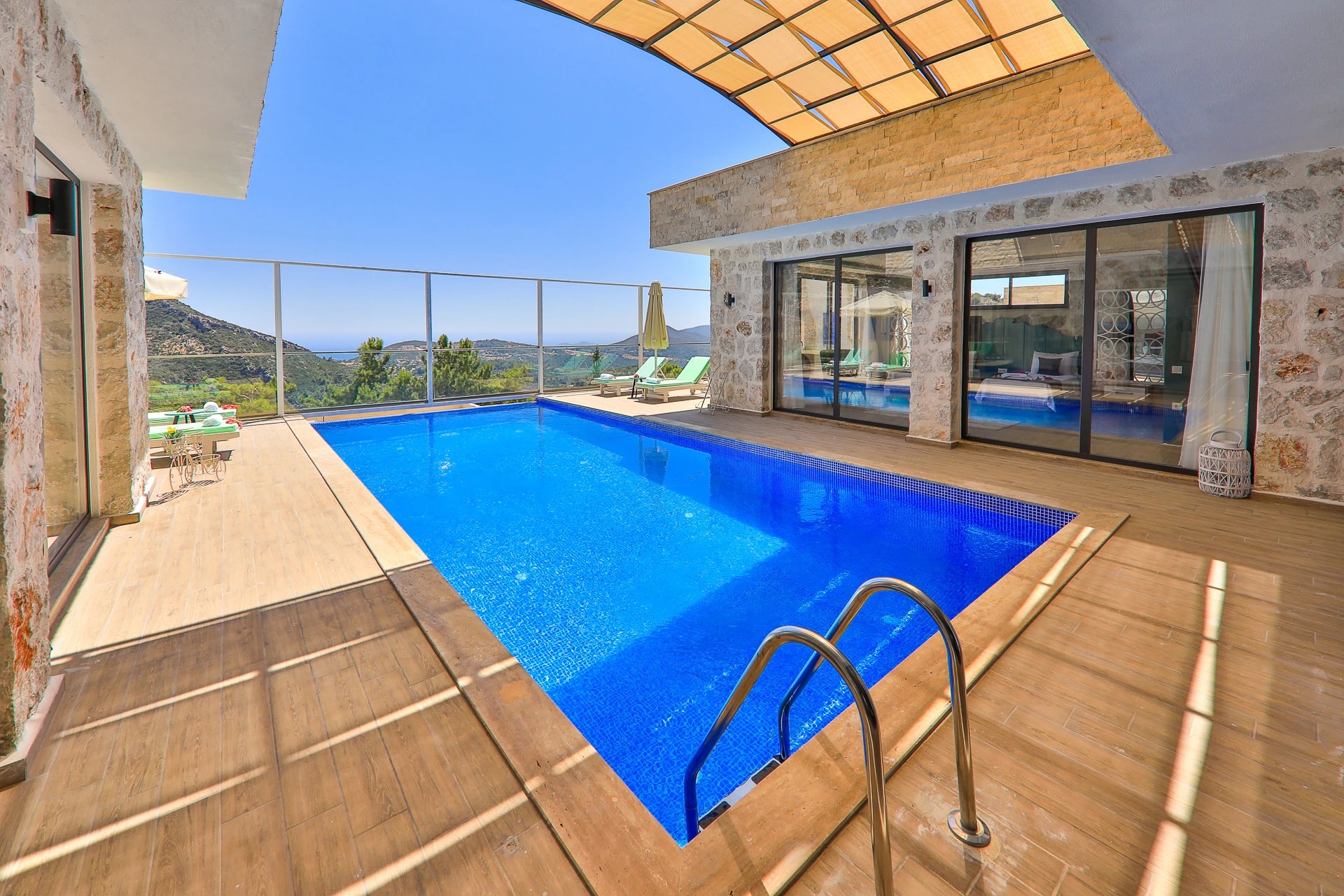Jakuzili Isıtmalı Havuzlu Taş Villa - İslamlar'da Kış-Yaz Tatil
