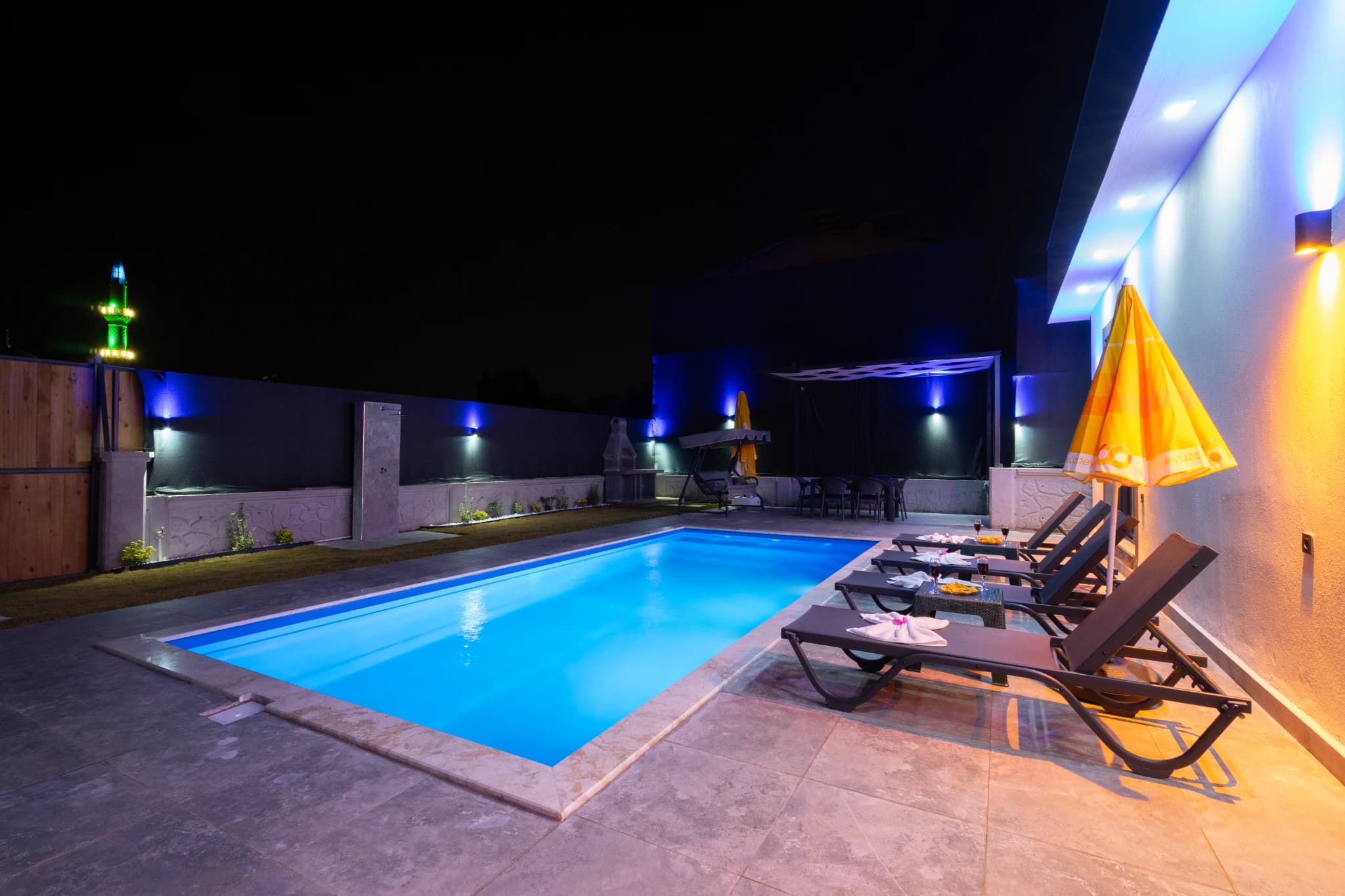 Fethiye Çamköy'de Korunaklı Jakuzili Özel Havuzlu Lüks 2 Odalı Villa – Ramazan Bey (50)
